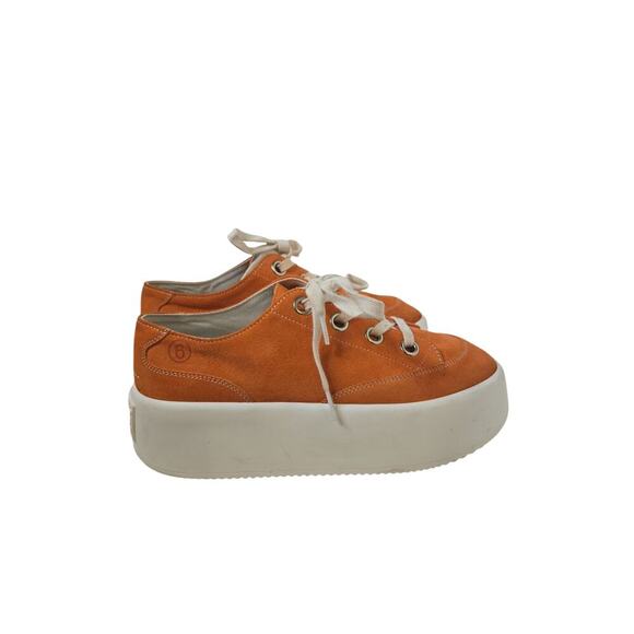 Maison Margiela MM6 Suede Low-Top Sneakers With Contrast Platform 5,5cm, size 40 - Picture 3 of 10